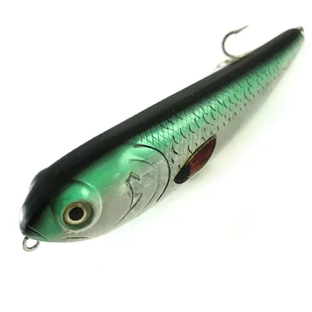 Bass Pro Shops XTS Pencil Plug Stickbait, Grigio/Verde, 14g, #6240