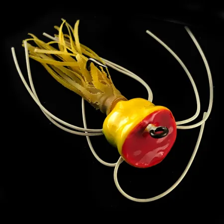 Fred Arbogast Hula Popper Popper, Frog, 1,6g, Gonna in Gomma, #6241