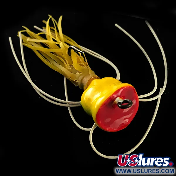 Fred Arbogast Hula Popper Popper, Frog, 1,6g, Gonna in Gomma, #6241