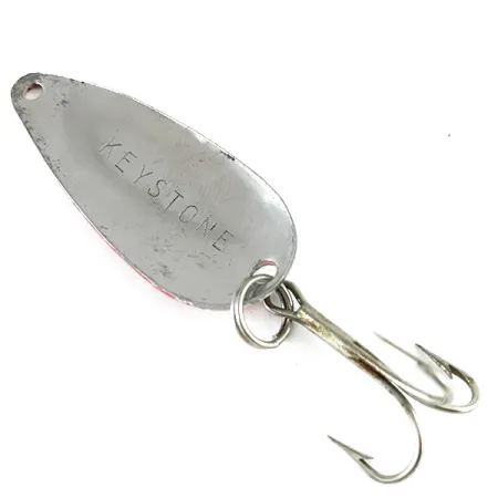 Keystone Ondulante, Rosso/Bianco/Nichel, 5,5g, Righe Diagonali, #6245