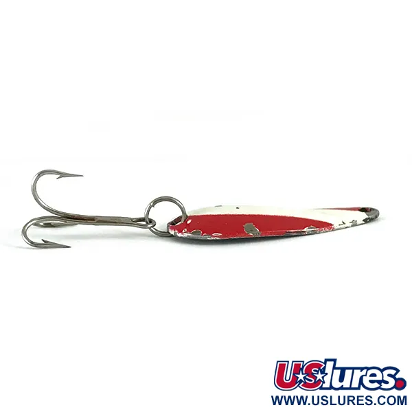 Keystone Ondulante, Rosso/Bianco/Nichel, 5,5g, Righe Diagonali, #6245