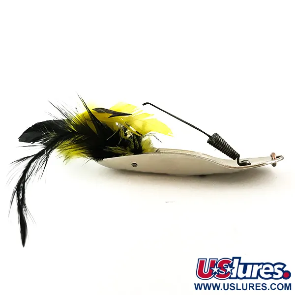 Pflueger Chum Ondulante, Nickel/Nero/Giallo, 28g, Antialga, #6293