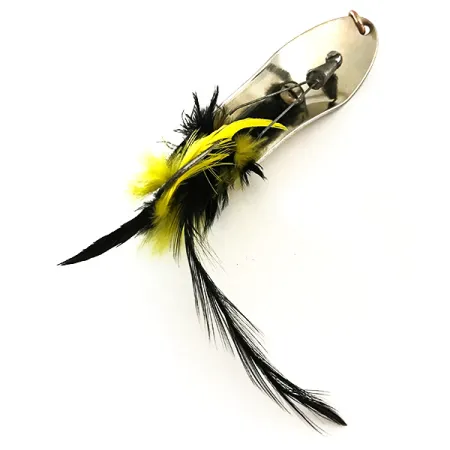 Pflueger Chum Ondulante, Nickel/Nero/Giallo, 28g, Antialga, #6293