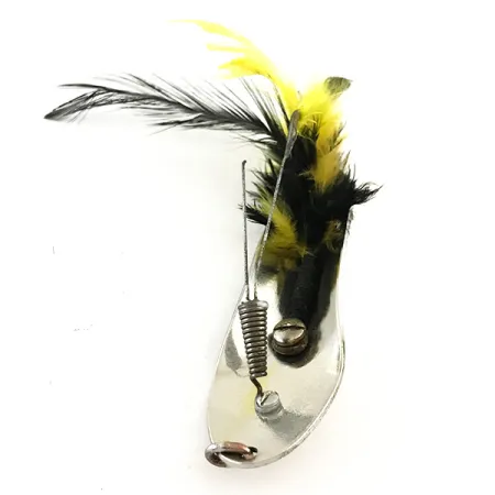 Pflueger Chum Ondulante, Nickel/Nero/Giallo, 28g, Antialga, #6293