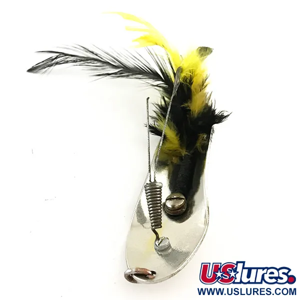 Pflueger Chum Ondulante, Nickel/Nero/Giallo, 28g, Antialga, #6293
