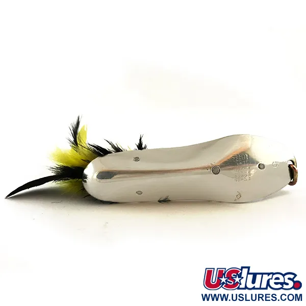 Pflueger Chum Ondulante, Nickel/Nero/Giallo, 28g, Antialga, #6293