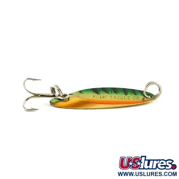 Acme Kastmaster Ondulante, Fire Tiger, 3.5g, Fondo ottone, #6343