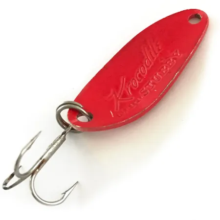 Luhr Jensen Krocodile Stubby UV Ondulante, Red UV Glow, 7g, UV-Glow, #6350