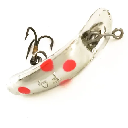 Yakima Bait FlatFish F4 UV Esca, Argento / Rosso, 1.7g, UV, #6360