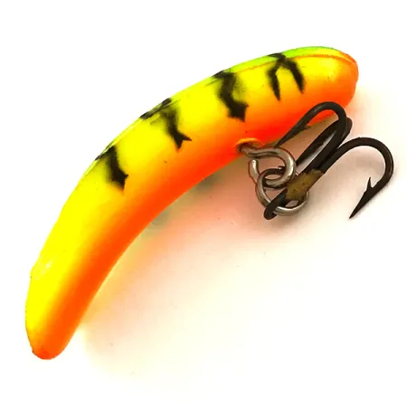 Yakima Bait FlatFish F4 UV Esca Traina, Fire Tiger, 1,4g, UV, #6751