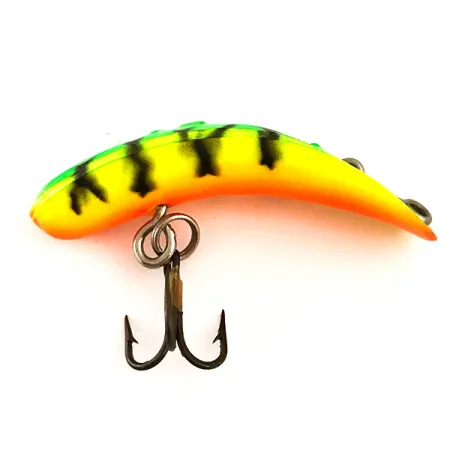Yakima Bait FlatFish F4 UV Esca Traina, Fire Tiger, 1,4g, UV, #6751