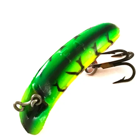 Yakima Bait FlatFish F4 UV Esca Traina, Fire Tiger, 1,4g, UV, #6751