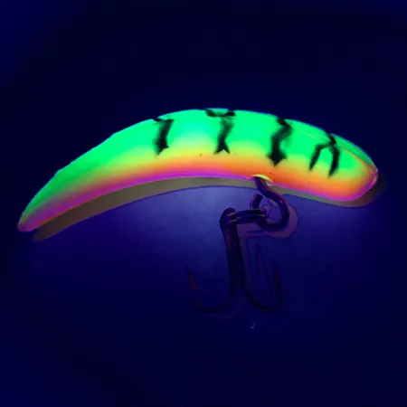 Yakima Bait FlatFish F4 UV Esca Traina, Fire Tiger, 1,4g, UV, #6751