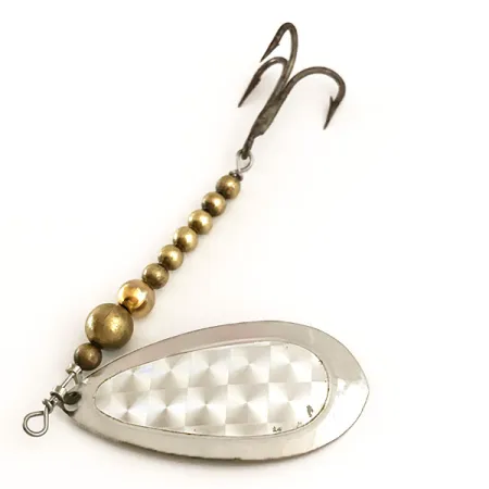 Luhr Jensen Mounti Rotante, Ottone / Nichel, 10g, Trama a Scacchi, #6368