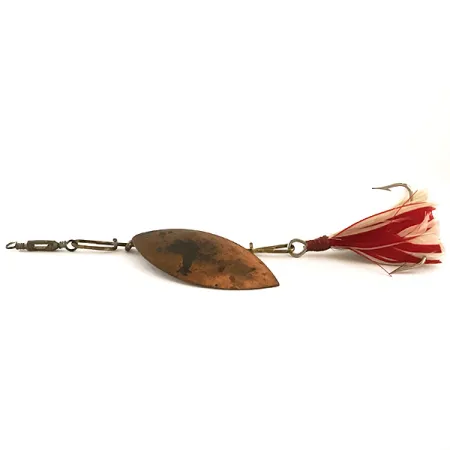 G.M. Skinner Willow leaf spoon, Rame/Rosso, 25g, Piumato, #6370