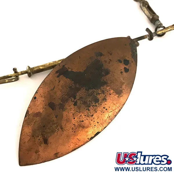 G.M. Skinner Willow leaf spoon, Rame/Rosso, 25g, Piumato, #6370