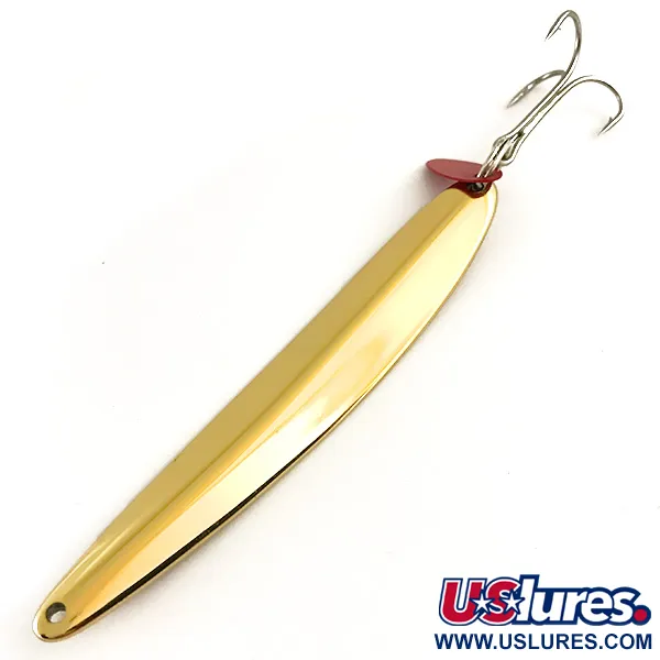 Bay de Noc Swedish Pimple Spoon, Oro/Rosso, 40g, Nido d'ape, #6402