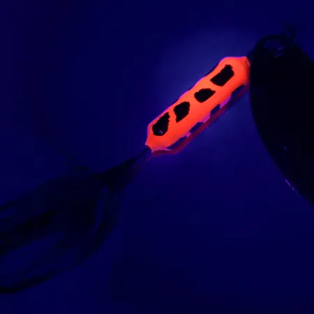 Worden’s Original Rooster Tail Cucchiaino, Oro/Rosso UV, 3.5g, #6408