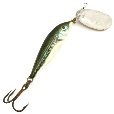 Blue Fox Vibrax Minnow Spin 2 Cucchiaino, Argento / Trota, 7g, #6410