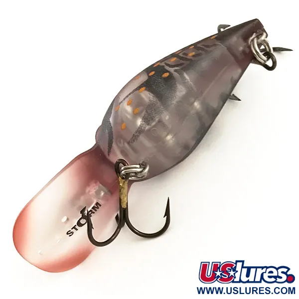 Storm Wiggle Wart Phantom Crankbait, Rosso Scuro, 11g, Deep Diver, #6416