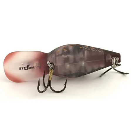 Storm Wiggle Wart Phantom Crankbait, Rosso Scuro, 11g, Deep Diver, #6416