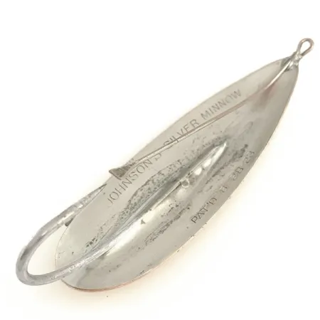 Ondulante Johnson Silver Minnow antialga, Rame/Argento, 28g, #6432