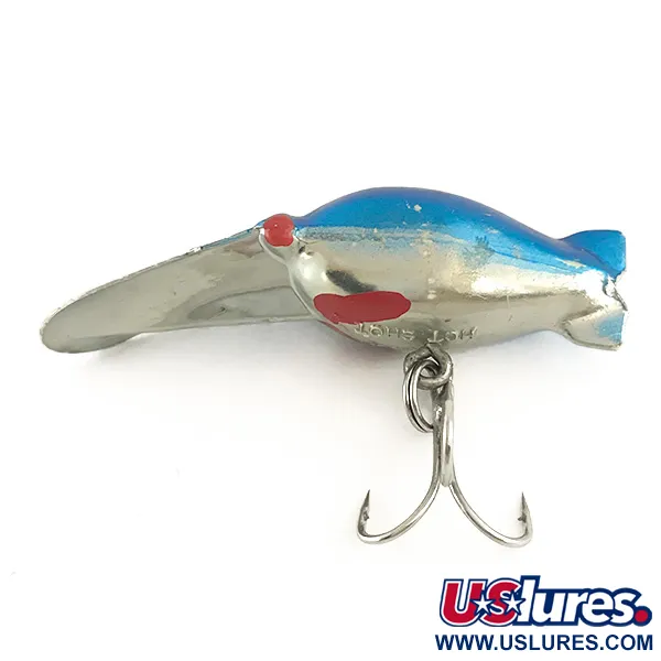 Luhr Jensen Hot Shot 3 Esca da Traina, Argento/Blu, 5.5g, #6443