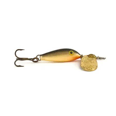 Blue Fox Vibrax Minnow Spin 1 Rotante, Oro, 4g, Corpo Balsa, #6446