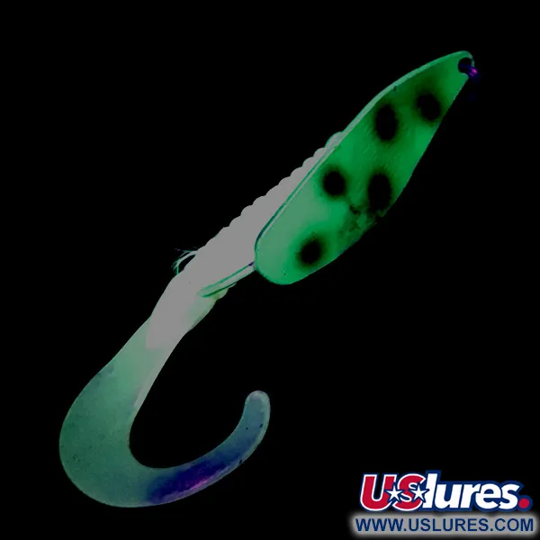 Mepps Timber Doodle 0 UV Ondulante, Frog/Gold UV, 8g, Antialga, #6447