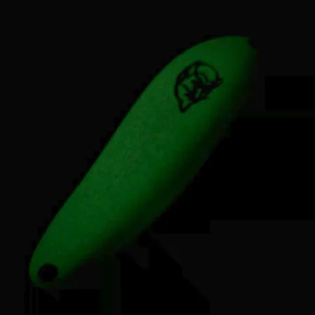 Dardevle Cop-E-Cat 7300 Glow Ondulante, Bianco/Verde, 10g, UV, #6467