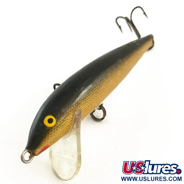 Rapala Countdown Minnow, Oro, 12g, Legno di Balsa, #6470