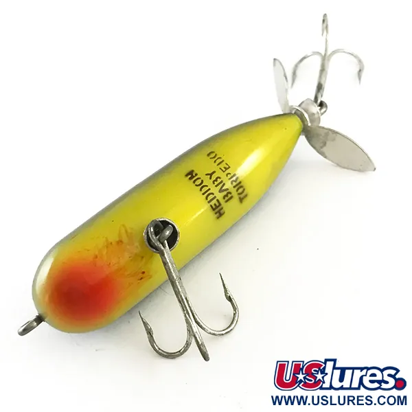 Heddon Baby Torpedo Esca Topwater, Frog, 9g, Elica Posteriore, #6477