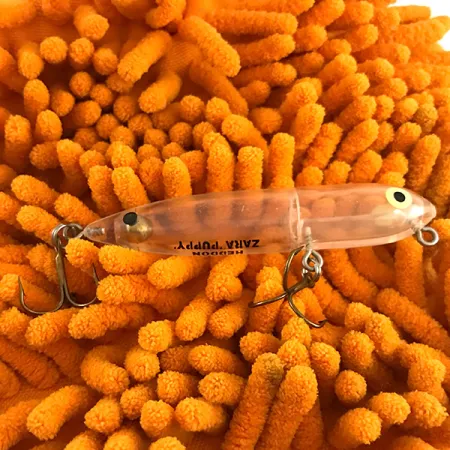 Heddon ZARA PUPPY Topwater, Trasparente, 7g, Walk-the-Dog, #6483