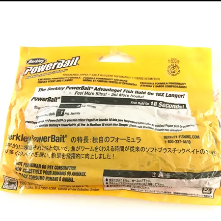 Berkley Power Worm esca siliconica, Rosso Scuro/Glitter Blu, #6487