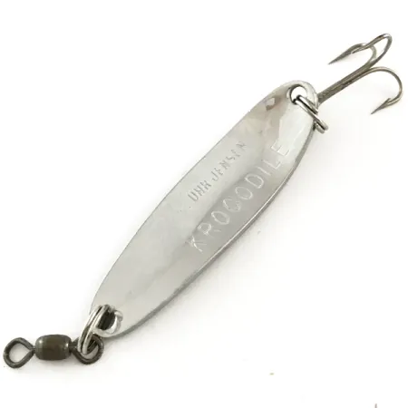 Luhr Jensen Krocodile Die #3 Ondulante, Nickel / Rosso, 10g, #6505