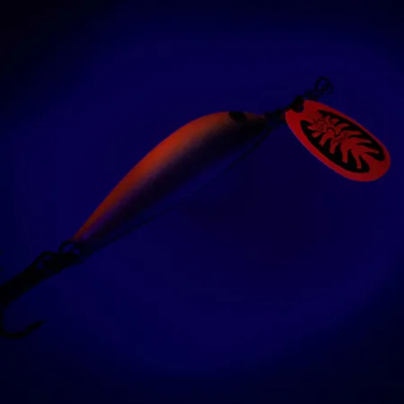 Blue Fox Vibrax Minnow Spin 2 Cucchiaino, Orange/Gold, 7g, Italia, #6517