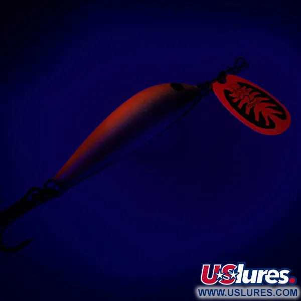 Blue Fox Vibrax Minnow Spin 2 Cucchiaino, Orange/Gold, 7g, Italia, #6517