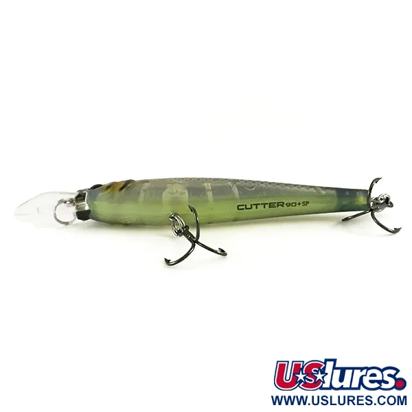 Berkley Cutter 90+SP Jerkbait, Giallo-Verde, 11g, Suspending, #6522