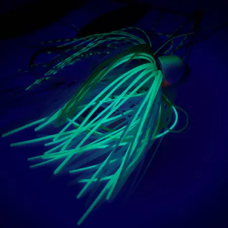 Strike King KVD Spinnerbait, Giallo/Bianco/Grigio, 18g, Skirt Glow, #6531