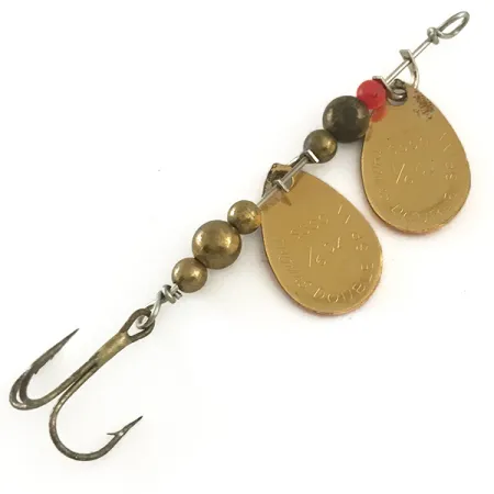 Thomas Double Spinn Tandem Spinner, Oro / Rosso, 5g, USA, #6532