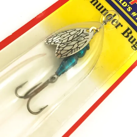Mepps Thunder Bug Rotante, Oro / Blu, 4g, Ali Nervate, #6535