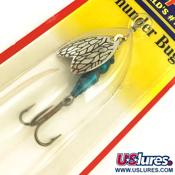 Mepps Thunder Bug Rotante, Oro / Blu, 4g, Ali Nervate, #6535