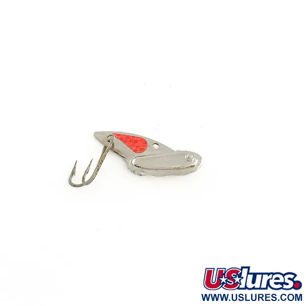 Reef Runner Cicada Blade Bait, Nichel / Rosso, 1.2g, Verticale, #6540