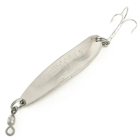 Luhr Jensen Krocodile Die #4 Ondulante, Nichel/Rosso, 17g, Lancio, #6554