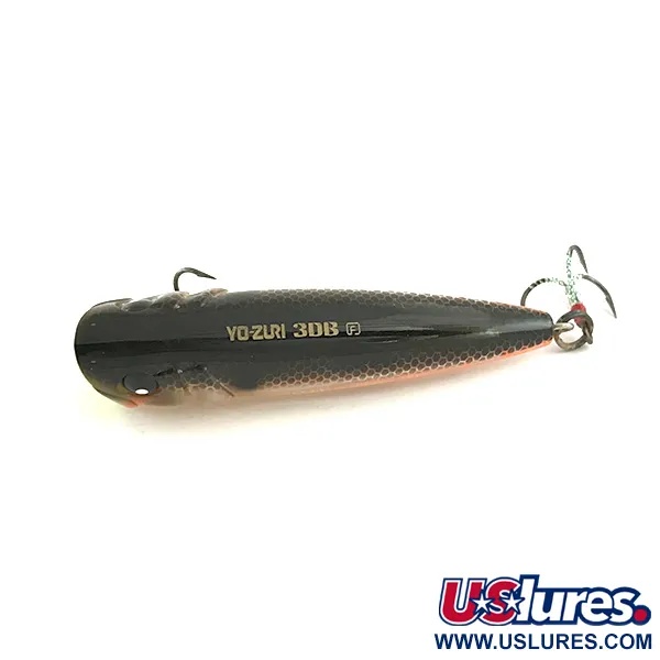 Yo-ZURI 3DB Popper, Oro/Nero, 10g, Prisma 3D, #6570