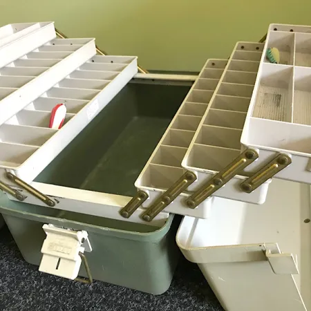 Cassetta Plano 8600 Vintage, Bianco/Grigio, 6 Ripiani, #6574