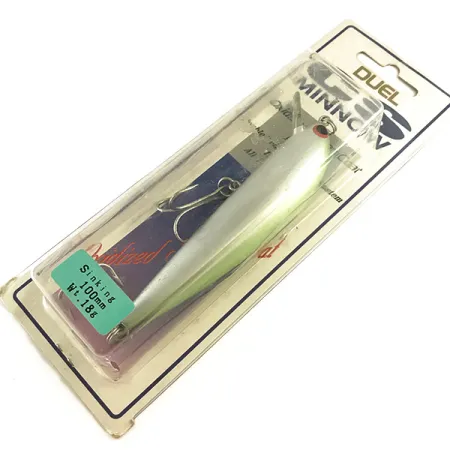 Yo-Zuri Duel CS Minnow Affondante, Argento / Verde, 18g, Rattle, #6589