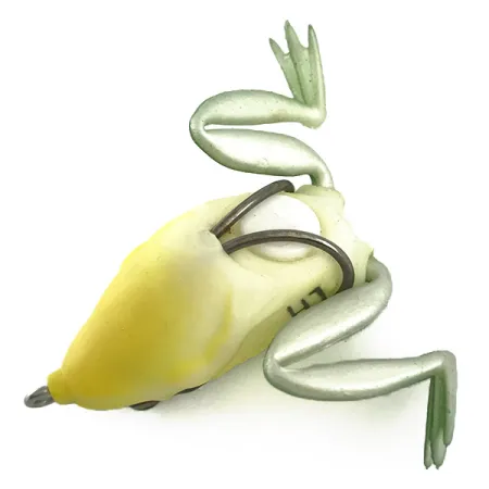 LunkerHunt Lunker Frog Anti-alga, Green / Yellow, 7g, #6591