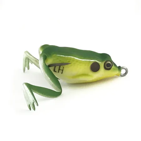LunkerHunt Lunker Frog Anti-alga, Green / Yellow, 7g, #6591