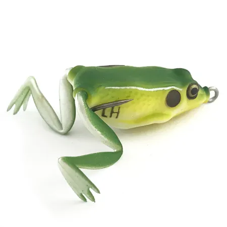 LunkerHunt Lunker Frog Anti-alga, Green / Yellow, 7g, #6591